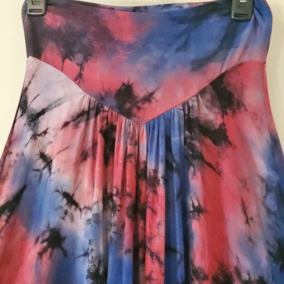 Paper Doll Tye-dye Lace Skirt - Picture 5 of 9